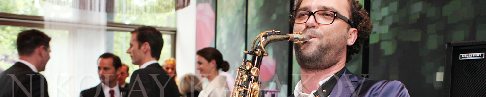 Saxophonist Nikolay Kasakov